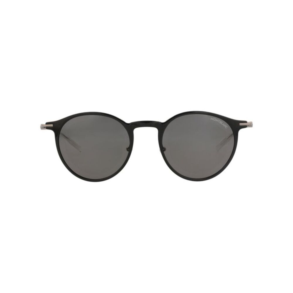Montblanc Round-Frame Injection Sunglasses Black Mens